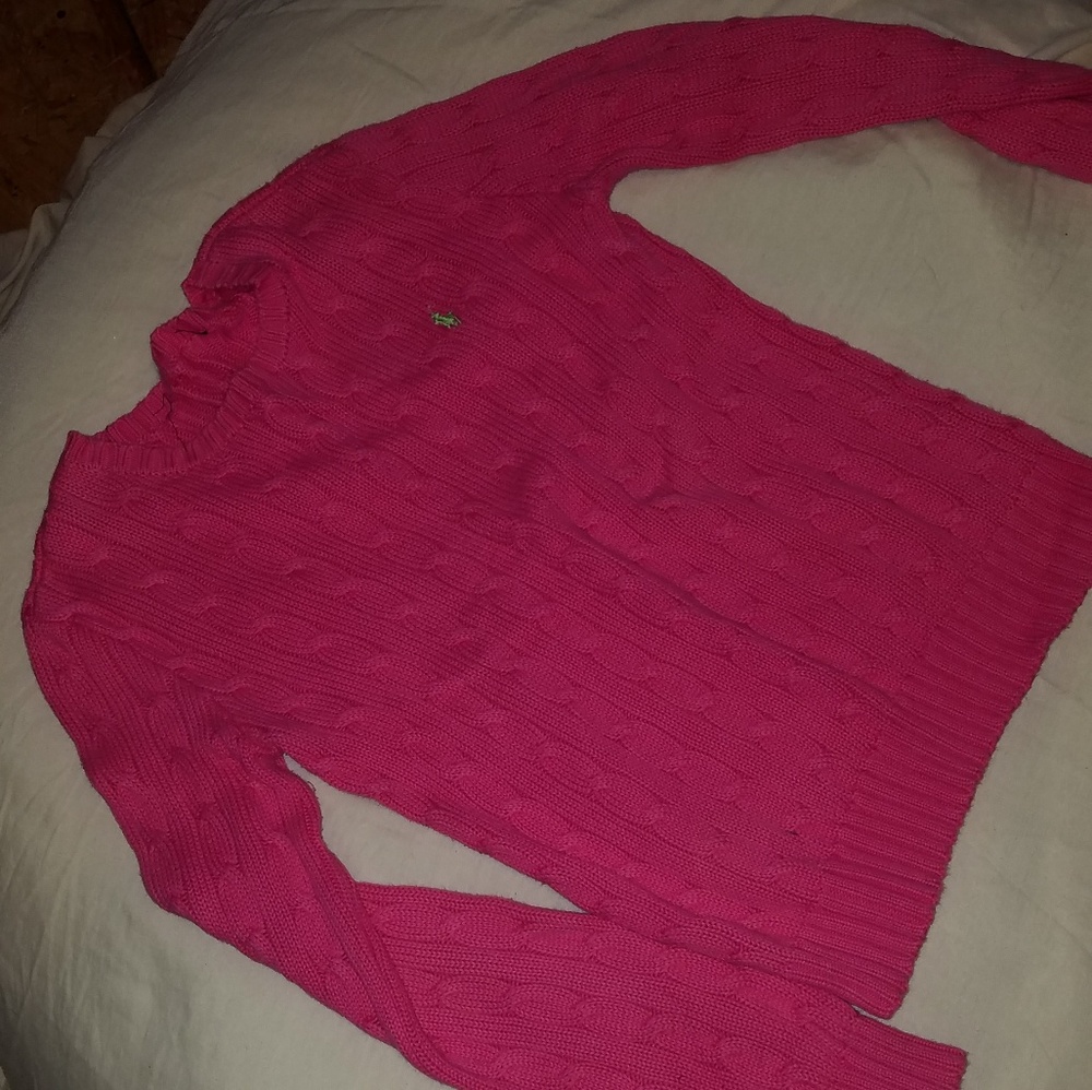 Size medium pink Ralph Lauren sweater